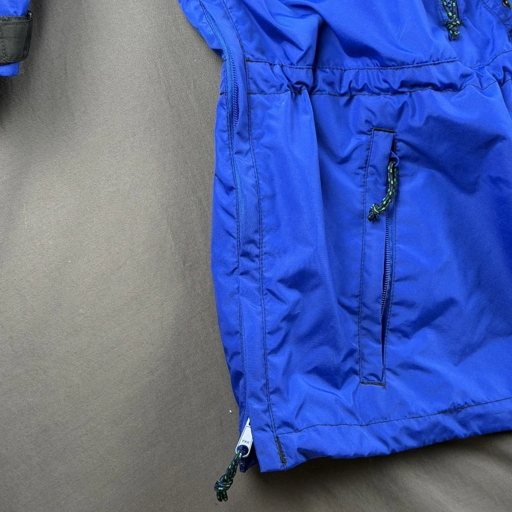Columbia Mens XL Blue Pullover Ski Jacket Hooded Vintage 90s Coat Retro Anorak